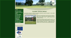 Desktop Screenshot of golfprovsechny.eu