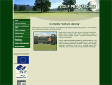 Tablet Screenshot of golfprovsechny.eu